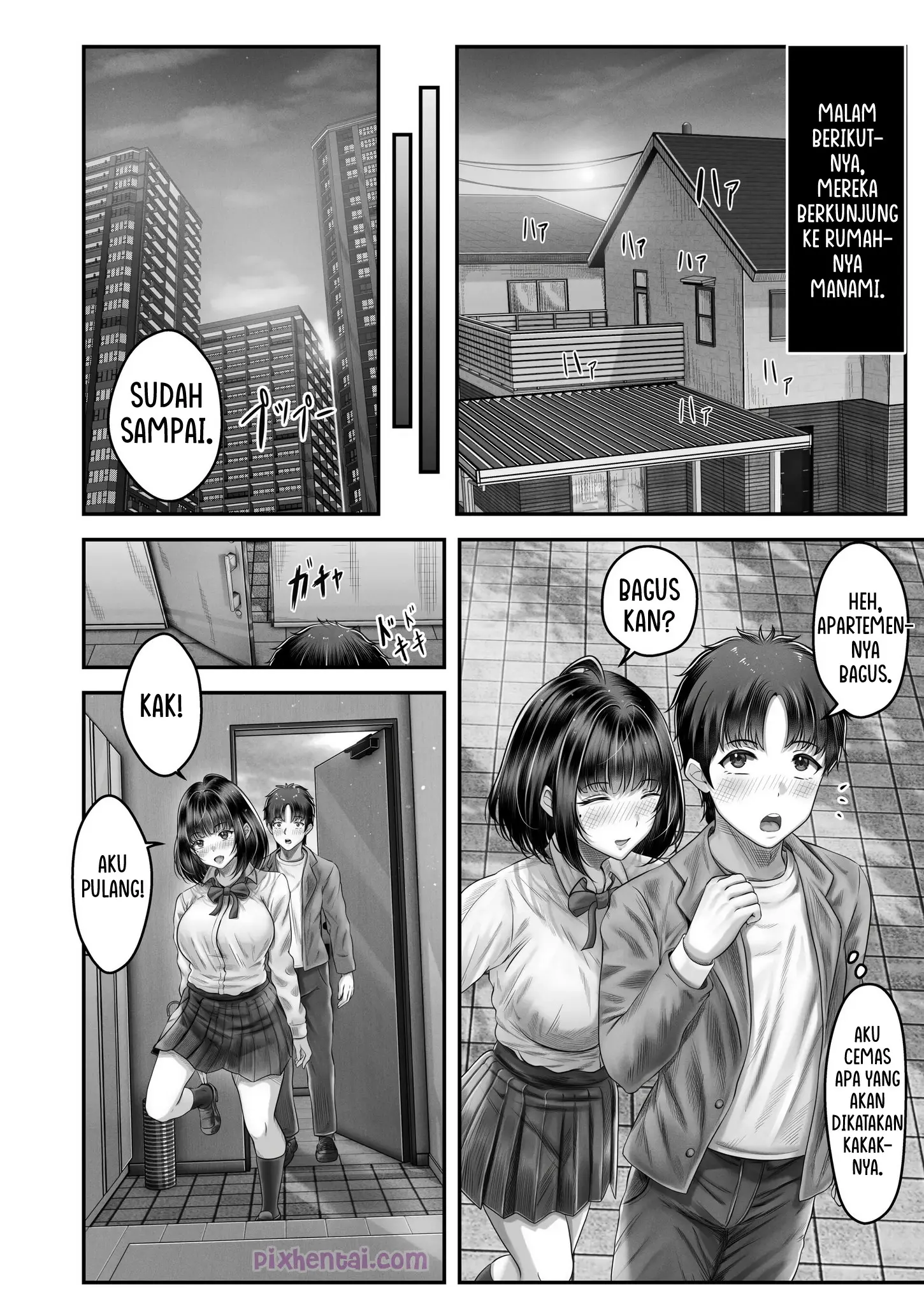 Komik hentai xxx manga sex bokep Having Sex With A Large Age Gap Black-Haired Sisters 23